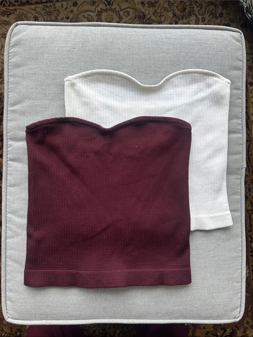 Dynamite Ribbed Sweetheart Tube Top Bundle